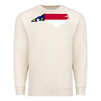 Sandshell flag north carolina tshirt Premium Sweatshirt - linhVisuals