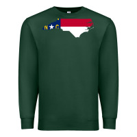 Sports Green flag north carolina tshirt Premium Sweatshirt - linhVisuals