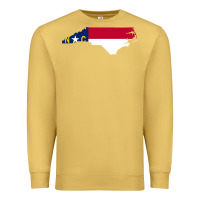 Antique Gold flag north carolina tshirt Premium Sweatshirt - linhVisuals