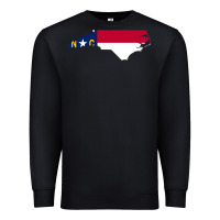 Black flag north carolina tshirt Premium Sweatshirt - linhVisuals
