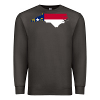 Smoke flag north carolina tshirt Premium Sweatshirt - linhVisuals