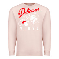 Pale Pink delicious vinyl Premium Sweatshirt - linhVisuals