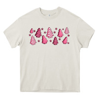 Cream pink christmas cakes Heavy Core Tee - Jasminsmagicworld