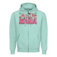 Seafoam girl mama Zipper Hoodie - JahusDesignShop