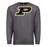 Charcoal Heather Purdue Boilermakers, Gear Premium Sweatshirt - linhVisuals