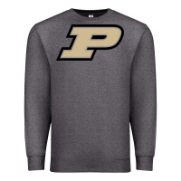 Charcoal Heather Purdue Boilermakers, Gear Premium Sweatshirt - linhVisuals