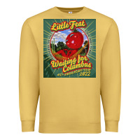 Antique Gold waiting for columbus - little feat Premium Sweatshirt - linhVisuals