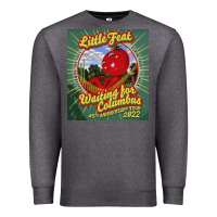 Charcoal Heather waiting for columbus - little feat Premium Sweatshirt - linhVisuals