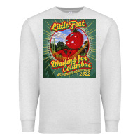 Oatmeal Heather waiting for columbus - little feat Premium Sweatshirt - linhVisuals