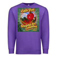 Purple waiting for columbus - little feat Premium Sweatshirt - linhVisuals