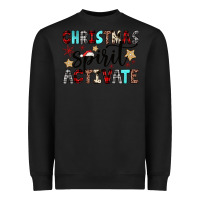 Black christmas spirit activate Heavyweight Sweatshirt - JahusDesignShop