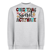 Christmas Spirit Activate Heavyweight Sweatshirt | Teevron