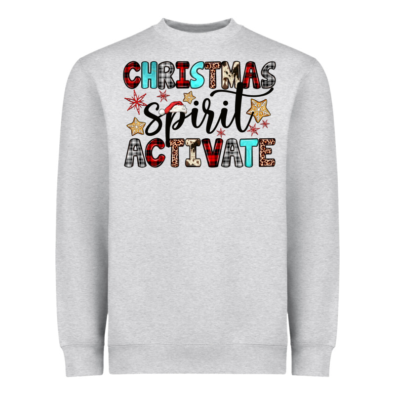 Christmas Spirit Activate Heavyweight Sweatshirt by JahusDesignShop | Teevron