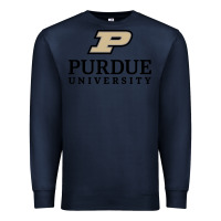 Navy Purdue University, Apparel Premium Sweatshirt - linhVisuals