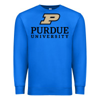 True Royal Purdue University, Apparel Premium Sweatshirt - linhVisuals