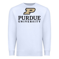 White Purdue University, Apparel Premium Sweatshirt - linhVisuals