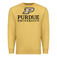 Antique Gold Purdue University, Apparel Premium Sweatshirt - linhVisuals