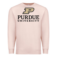 Pale Pink Purdue University, Apparel Premium Sweatshirt - linhVisuals