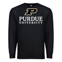 Black Purdue University, Apparel Premium Sweatshirt - linhVisuals