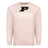 Pale Pink Purdue University, Apparel Premium Sweatshirt - linhVisuals