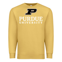 Antique Gold Purdue University, Apparel Premium Sweatshirt - linhVisuals