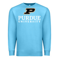 Ocean Blue Purdue University, Apparel Premium Sweatshirt - linhVisuals