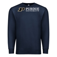 Navy Purdue University, Apparel Premium Sweatshirt - linhVisuals