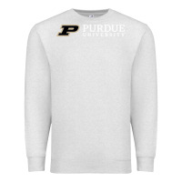 Oatmeal Heather Purdue University, Apparel Premium Sweatshirt - linhVisuals