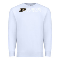 White Purdue University, Apparel Premium Sweatshirt - linhVisuals
