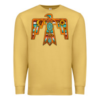 Antique Gold thunderbird Premium Sweatshirt - JahusDesignShop