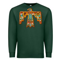 Sports Green thunderbird Premium Sweatshirt - JahusDesignShop