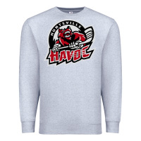 Heather Grey huntsville havoc Premium Sweatshirt - linhVisuals