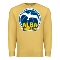 Antique Gold berlin albatrosse #ffce00 alba berlin, berlin, germany,  bg charlotten Premium Sweatshirt - linhVisuals