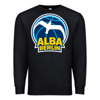 Black berlin albatrosse #ffce00 alba berlin, berlin, germany,  bg charlotten Premium Sweatshirt - linhVisuals