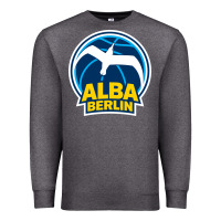 Charcoal Heather berlin albatrosse #ffce00 alba berlin, berlin, germany,  bg charlotten Premium Sweatshirt - linhVisuals