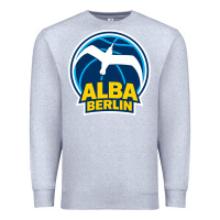 Heather Grey berlin albatrosse #ffce00 alba berlin, berlin, germany,  bg charlotten Premium Sweatshirt - linhVisuals