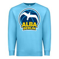 Ocean Blue berlin albatrosse #ffce00 alba berlin, berlin, germany,  bg charlotten Premium Sweatshirt - linhVisuals