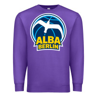 Purple berlin albatrosse #ffce00 alba berlin, berlin, germany,  bg charlotten Premium Sweatshirt - linhVisuals