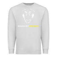 Dove Grey Against Me! Premium Sweatshirt - linhVisuals