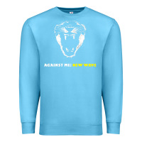 Ocean Blue Against Me! Premium Sweatshirt - linhVisuals