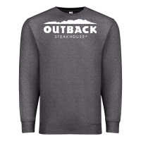 Charcoal Heather Outback Steakhouse Premium Sweatshirt - linhVisuals