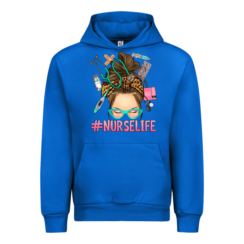 Messy Bun Nurse Life Urban Hoodie by RanaPortraitStore | Teevron