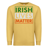 Antique Gold irish lives matter Premium Sweatshirt - linhVisuals