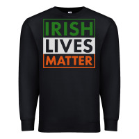 Black irish lives matter Premium Sweatshirt - linhVisuals