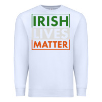 White irish lives matter Premium Sweatshirt - linhVisuals
