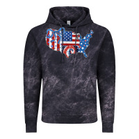 Cloud Black America map Vintage Hoodie - CowhideDigitalArt