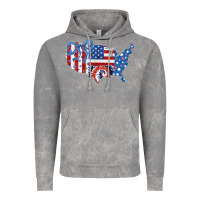 Cloud Rock America map Vintage Hoodie - CowhideDigitalArt