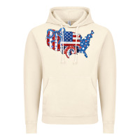 Vintage Artic America map Vintage Hoodie - CowhideDigitalArt