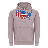 Vintage Zinc America map Vintage Hoodie - CowhideDigitalArt