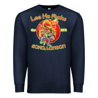 Navy lee ho fooks restaurant china Premium Sweatshirt - linhVisuals